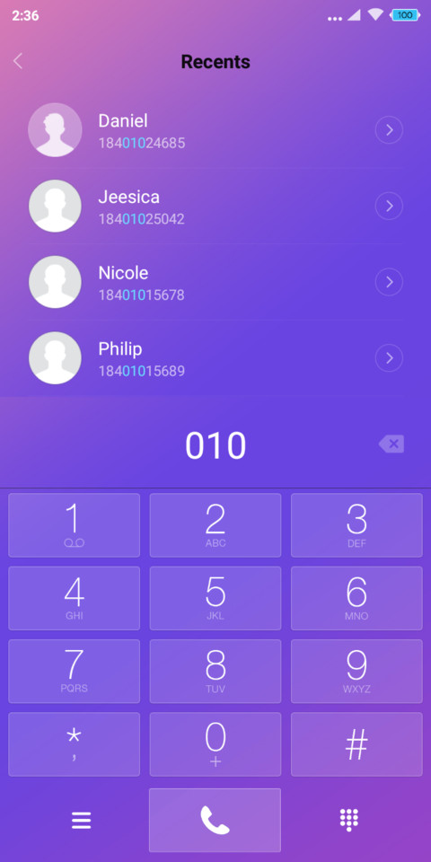 ColorOs UI screenshot