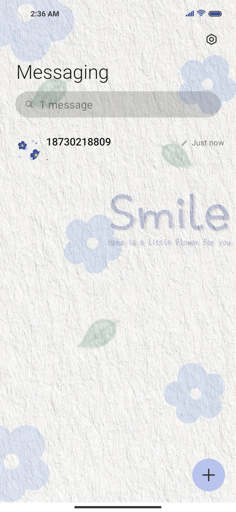 Textured flower screenshot