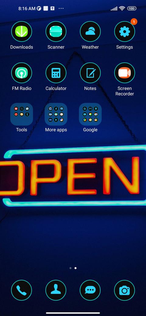 Neon sign screenshot