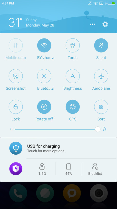 Contrast screenshot