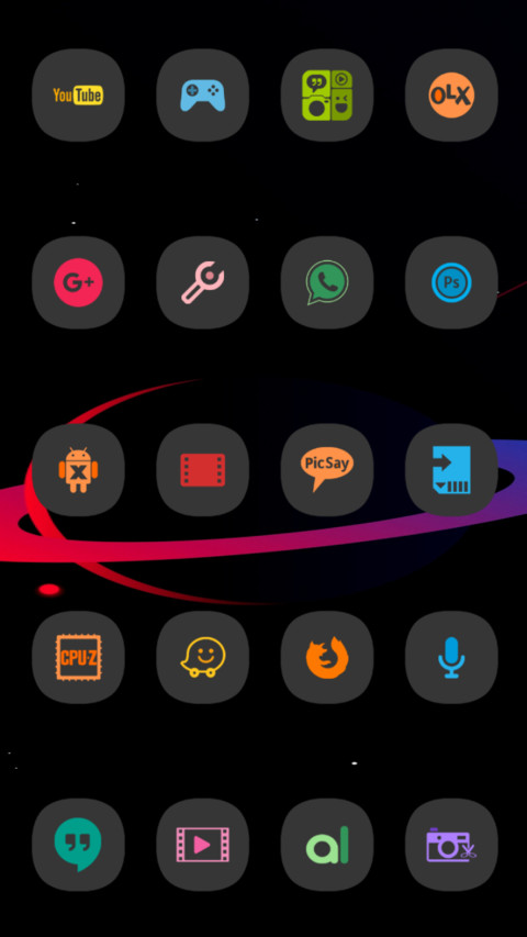 Dark Blue V10 screenshot