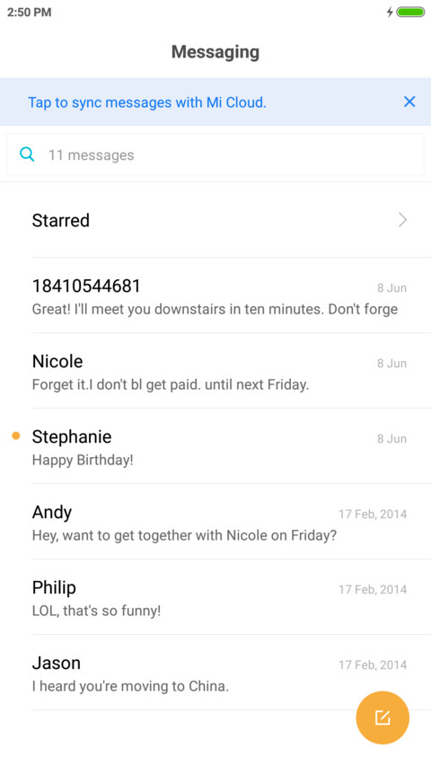 Sport screenshot