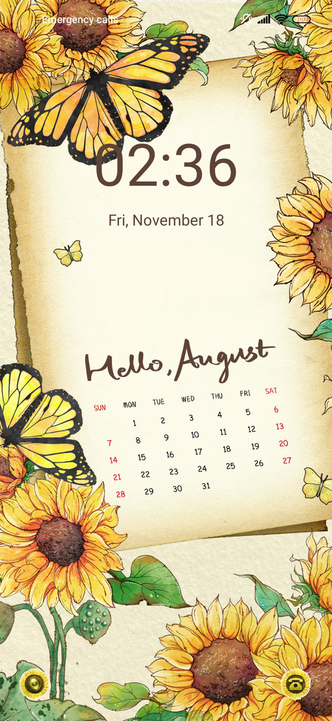 Watercolor flower screenshot
