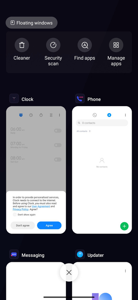 Mimicry dark screenshot