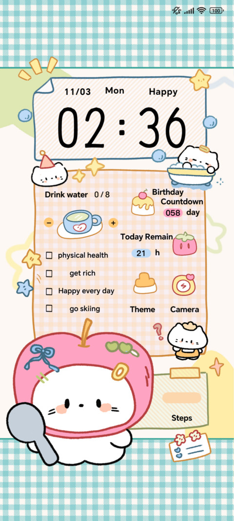 Apple Doodle Kitty screenshot
