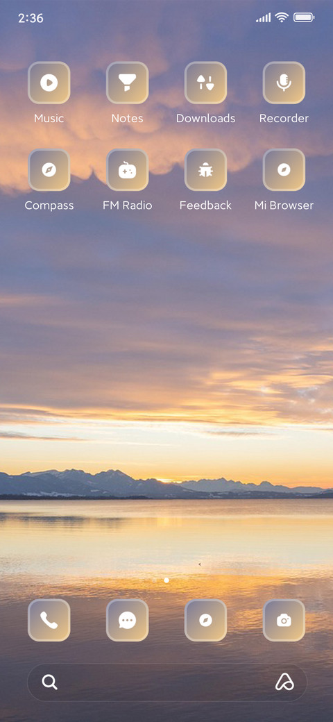 Sea view screenshot