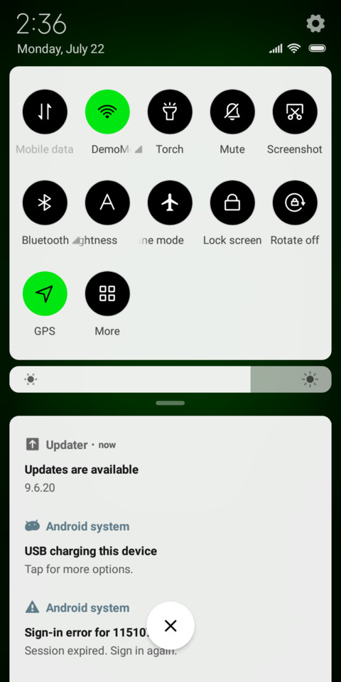 GREEN screenshot