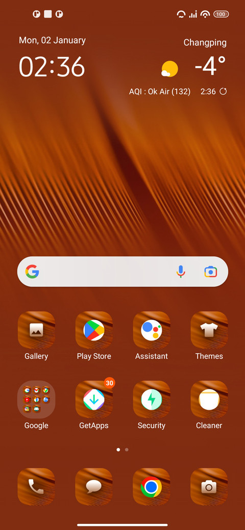 Metallic screenshot