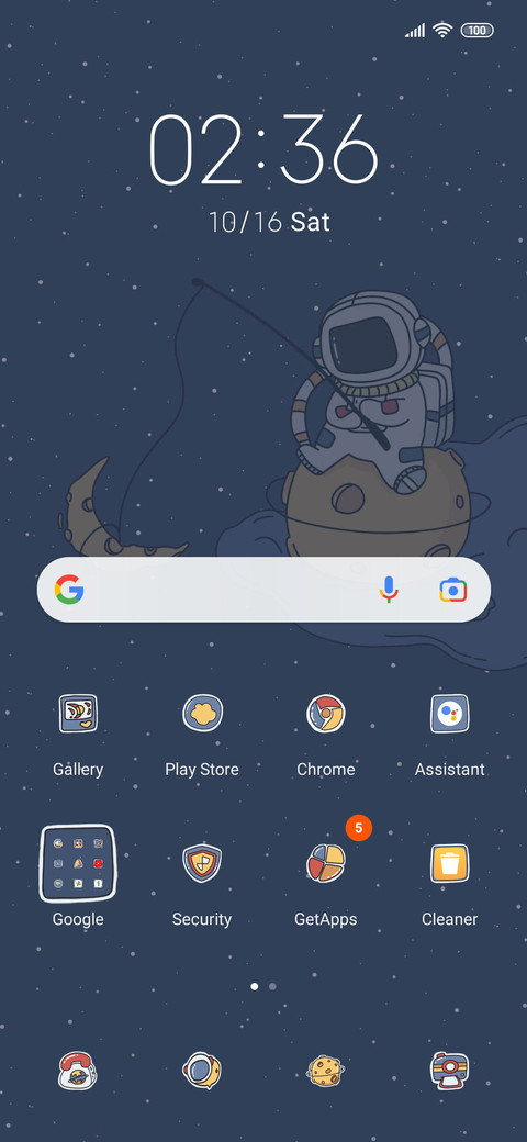 Cute astronaut screenshot