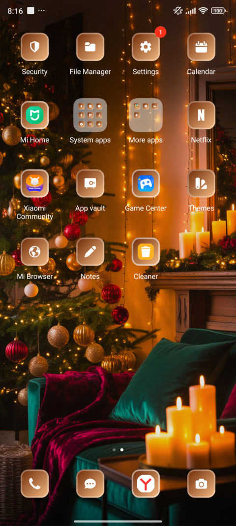 Candle glow screenshot