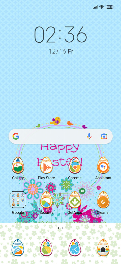Colorful Easter screenshot