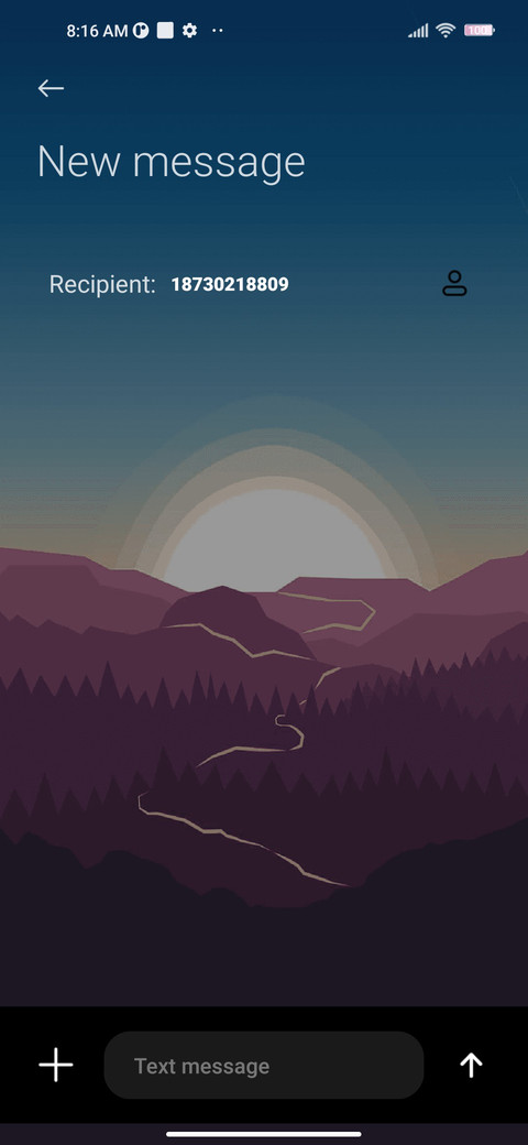 Purple forest screenshot