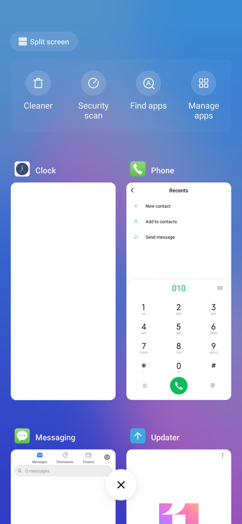 Fresh components screenshot