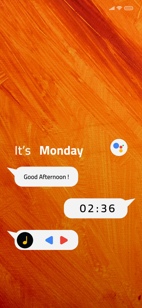 Orange Abstract screenshot