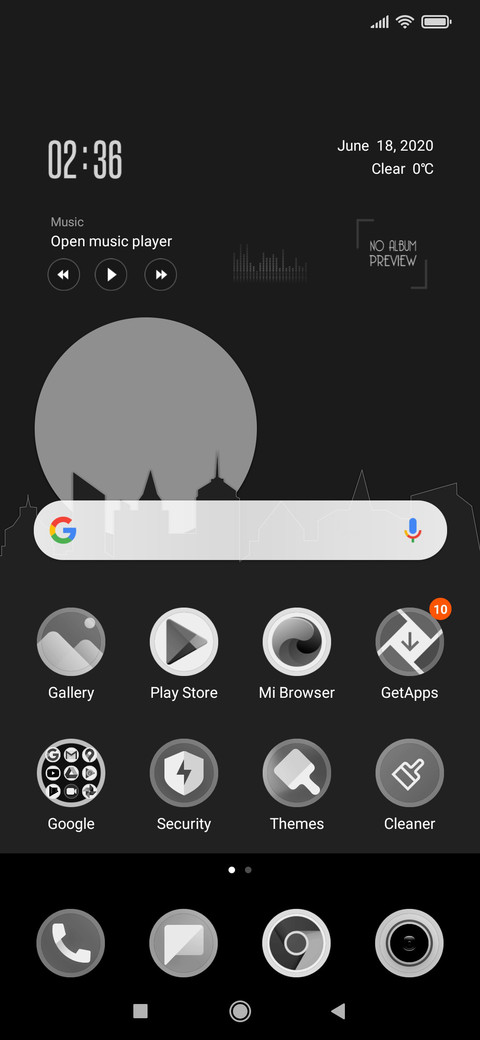 B22 N Theme screenshot
