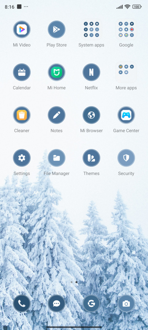 Winter Trees screenshot