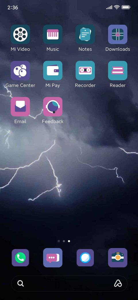 Lightning screenshot