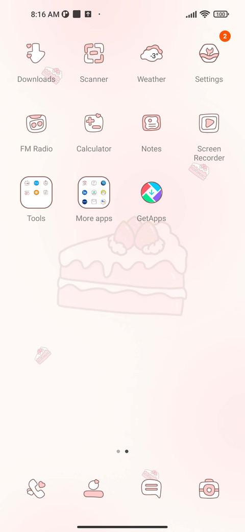Screenful cake screenshot