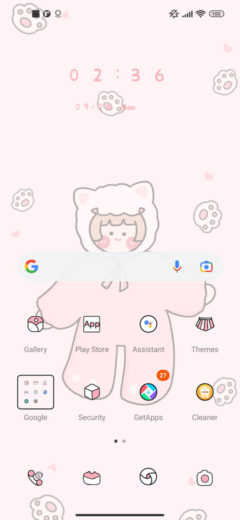 pink cat girl screenshot