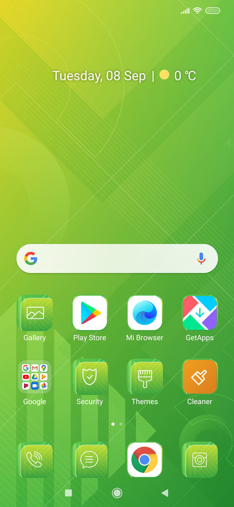 Green Abstract_3MDS screenshot