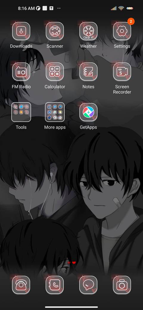 Sorrowful boy screenshot