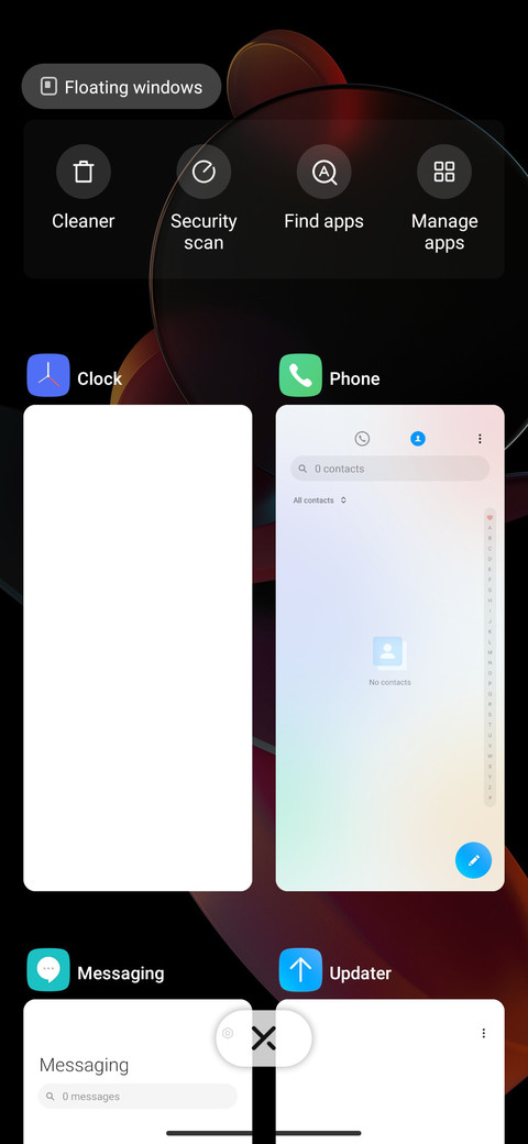 mi h2o screenshot