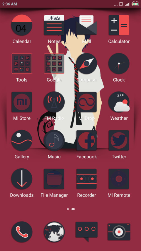 Anime Theme screenshot