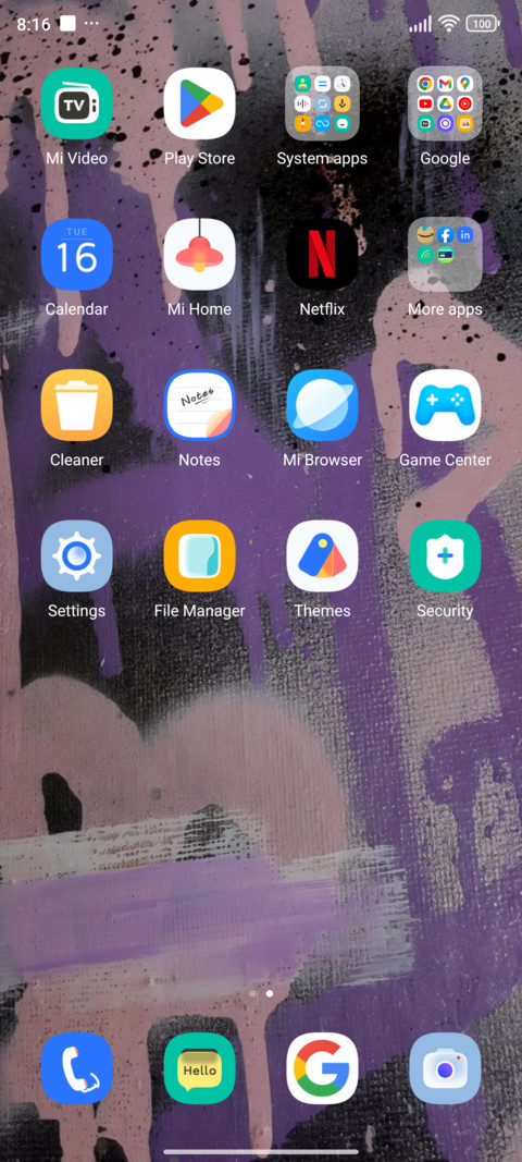 Alam screenshot
