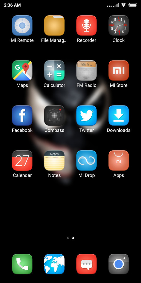 Resolution  screenshot