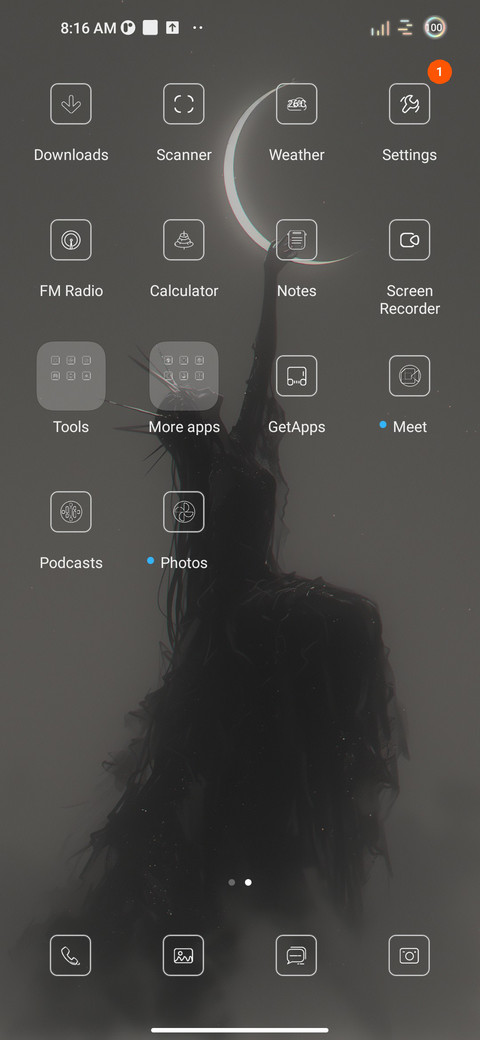 Dark screenshot