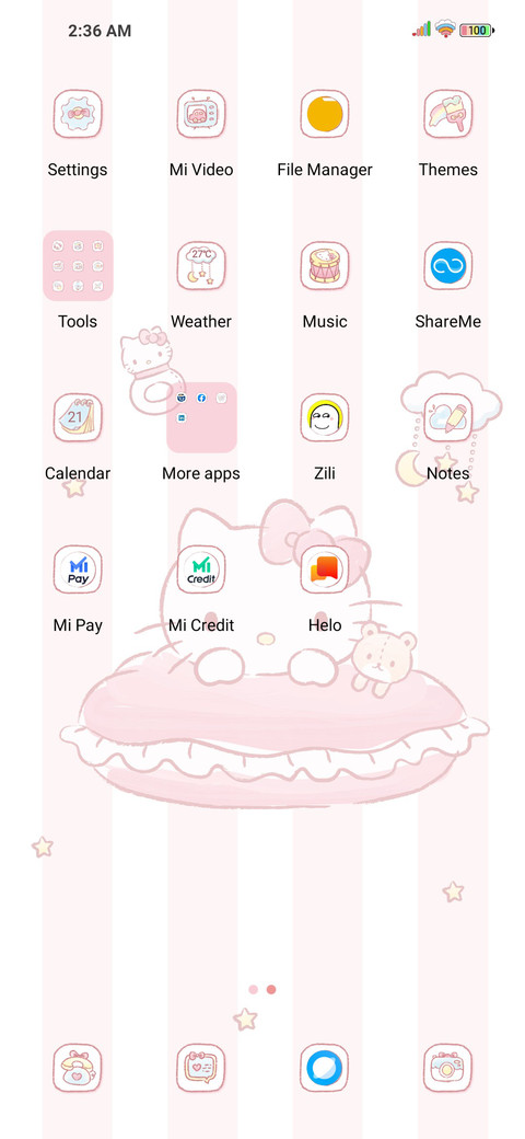 Kitty pink memory screenshot