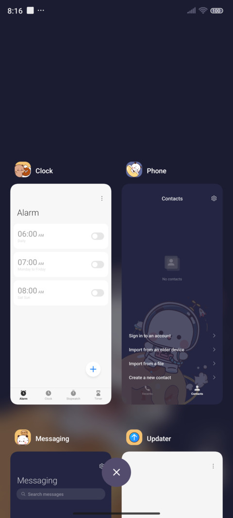 Astronaut Yier os screenshot