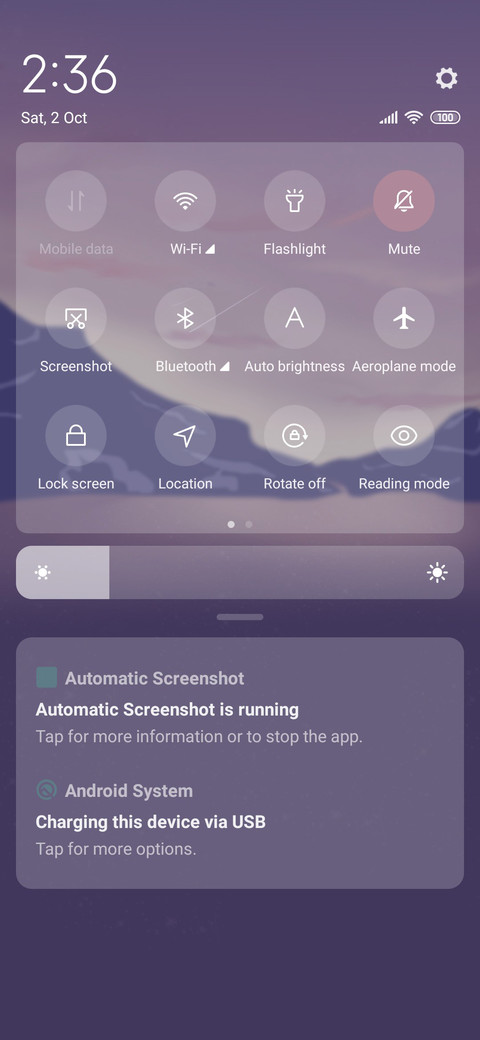 Sunset silence screenshot