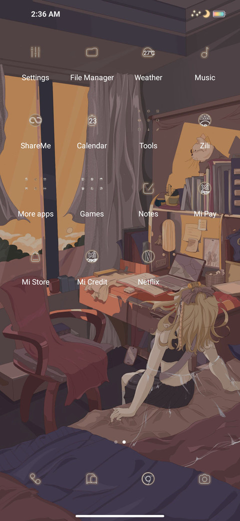 A girl at dusk screenshot