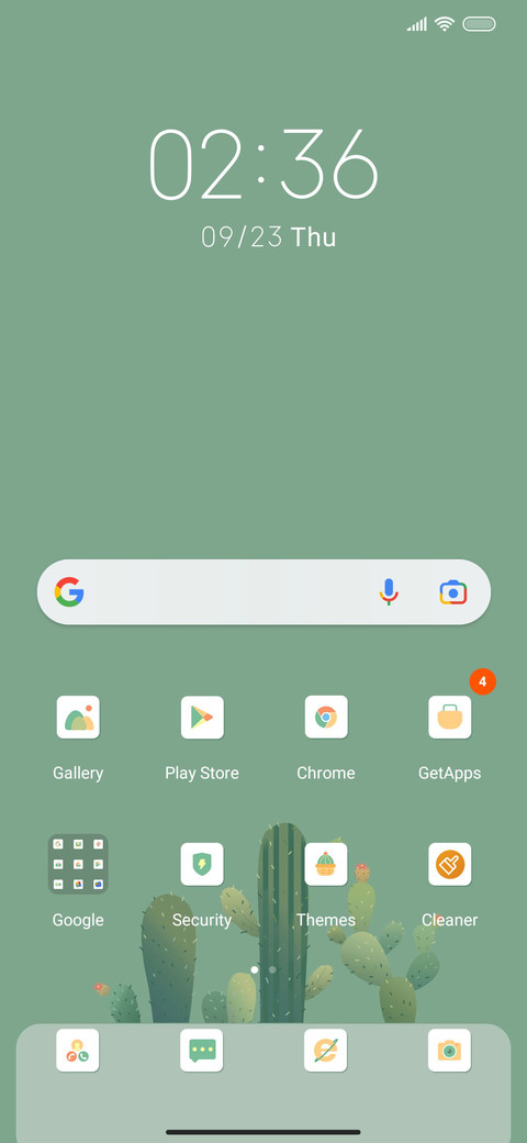 Simple cactus screenshot