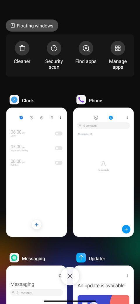 Colorful shapes screenshot