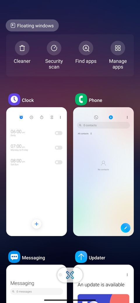 samsung G screenshot