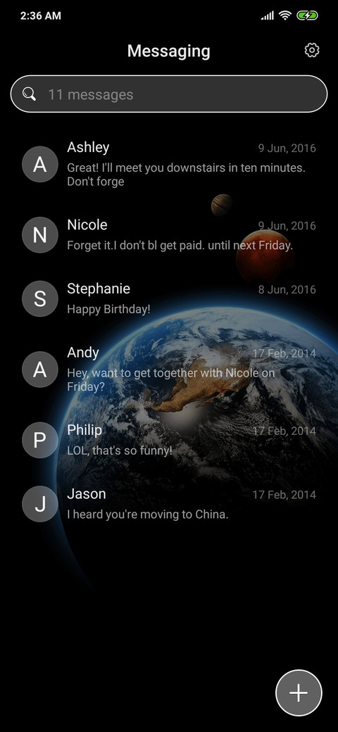 Blue planet screenshot