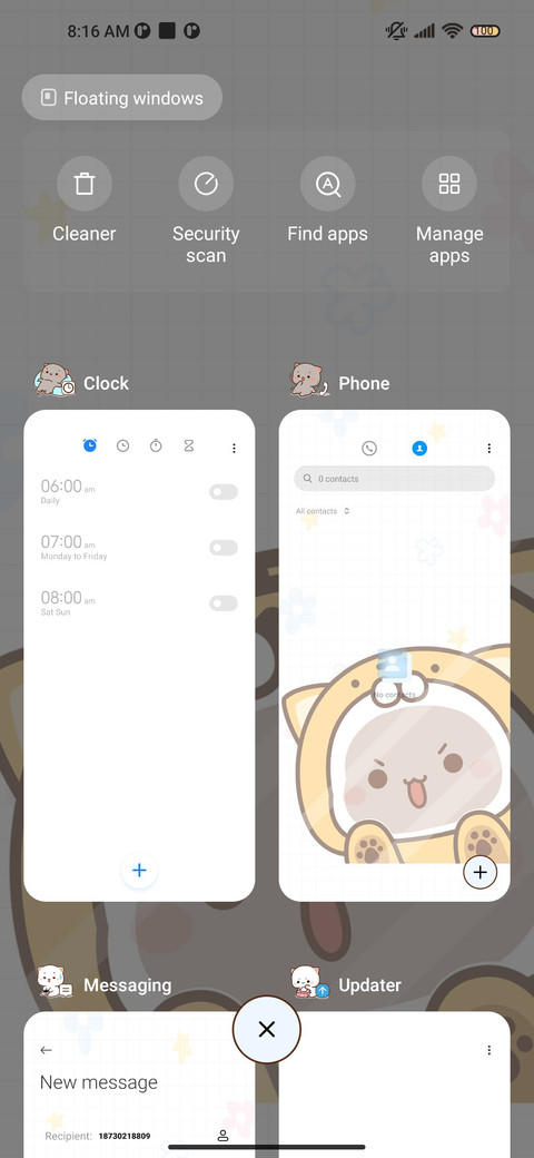 Lovely Peach Cat screenshot