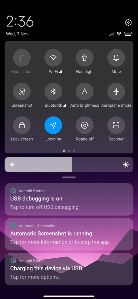 Time matrix screenshot