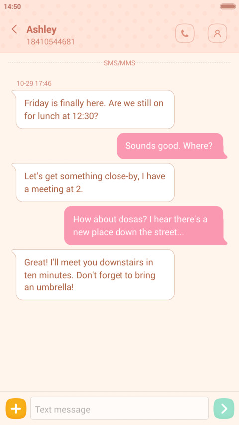 MIUI 7-Pink Blush screenshot