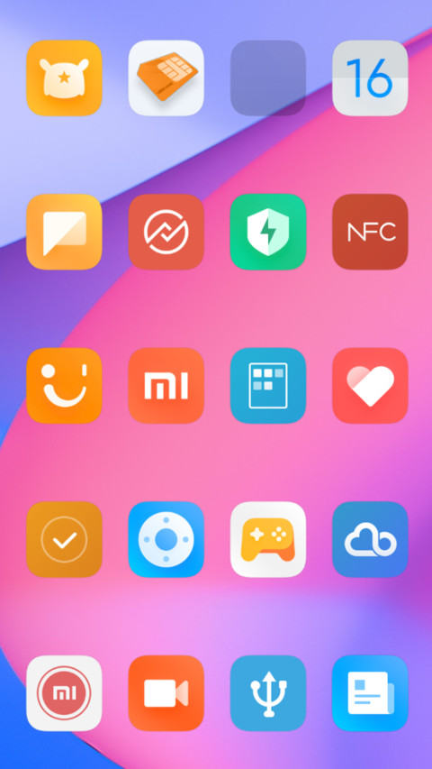 Xiaomiui Theme screenshot