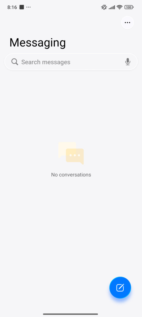 Pure white screenshot