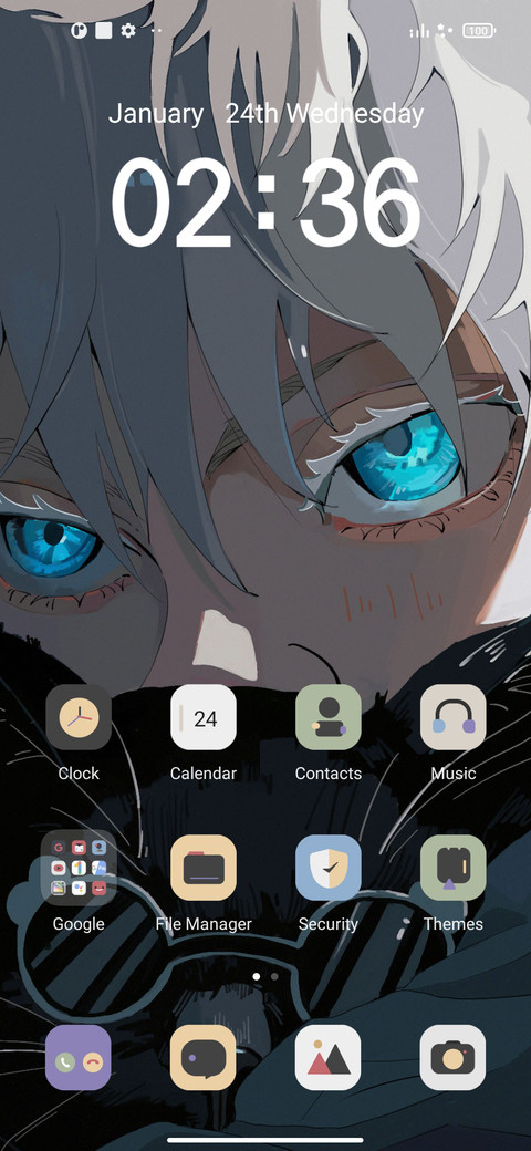 White haired youth screenshot