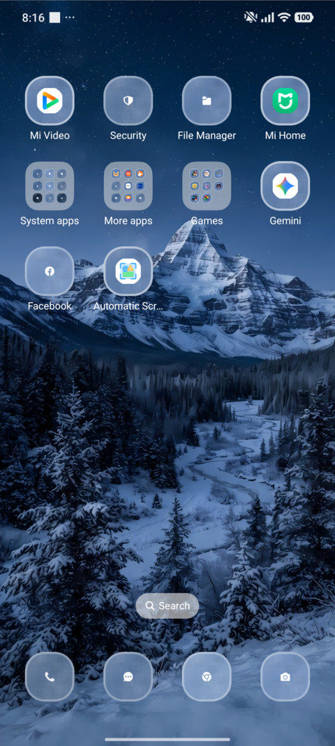 Snowy Peaks screenshot