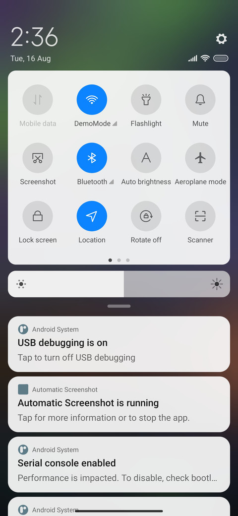 Aurora_light screenshot