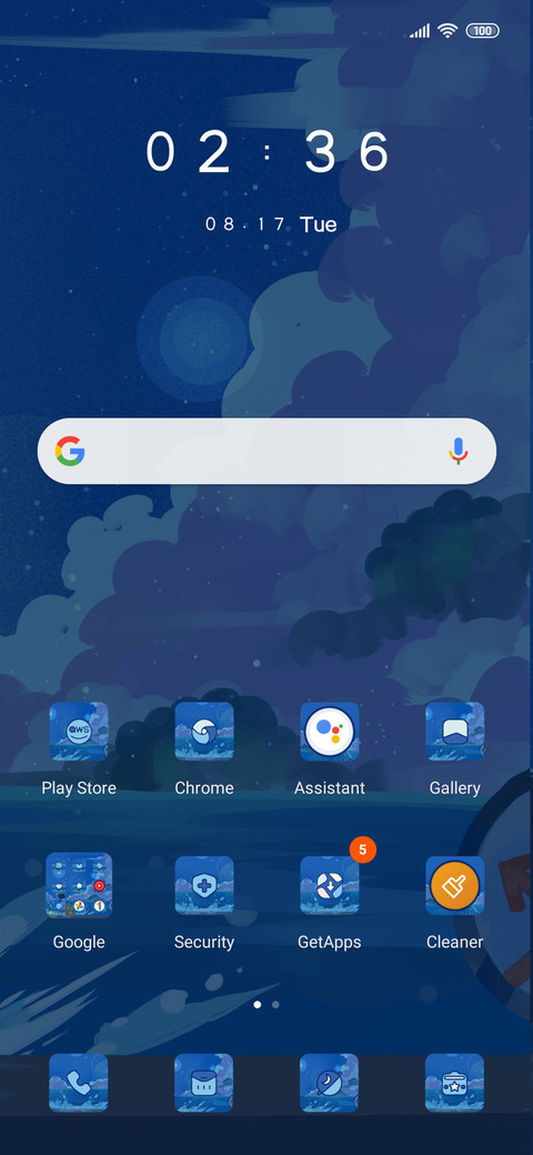 Sea and girl screenshot