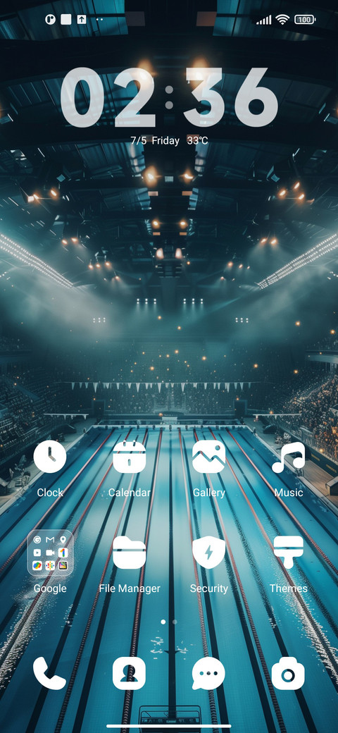 swimming contest screenshot