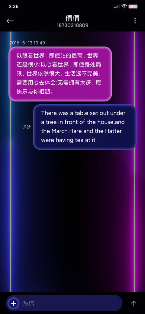 双色炫酷霓虹灯 screenshot