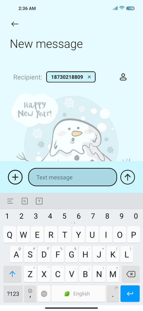 Cute Snowman screenshot